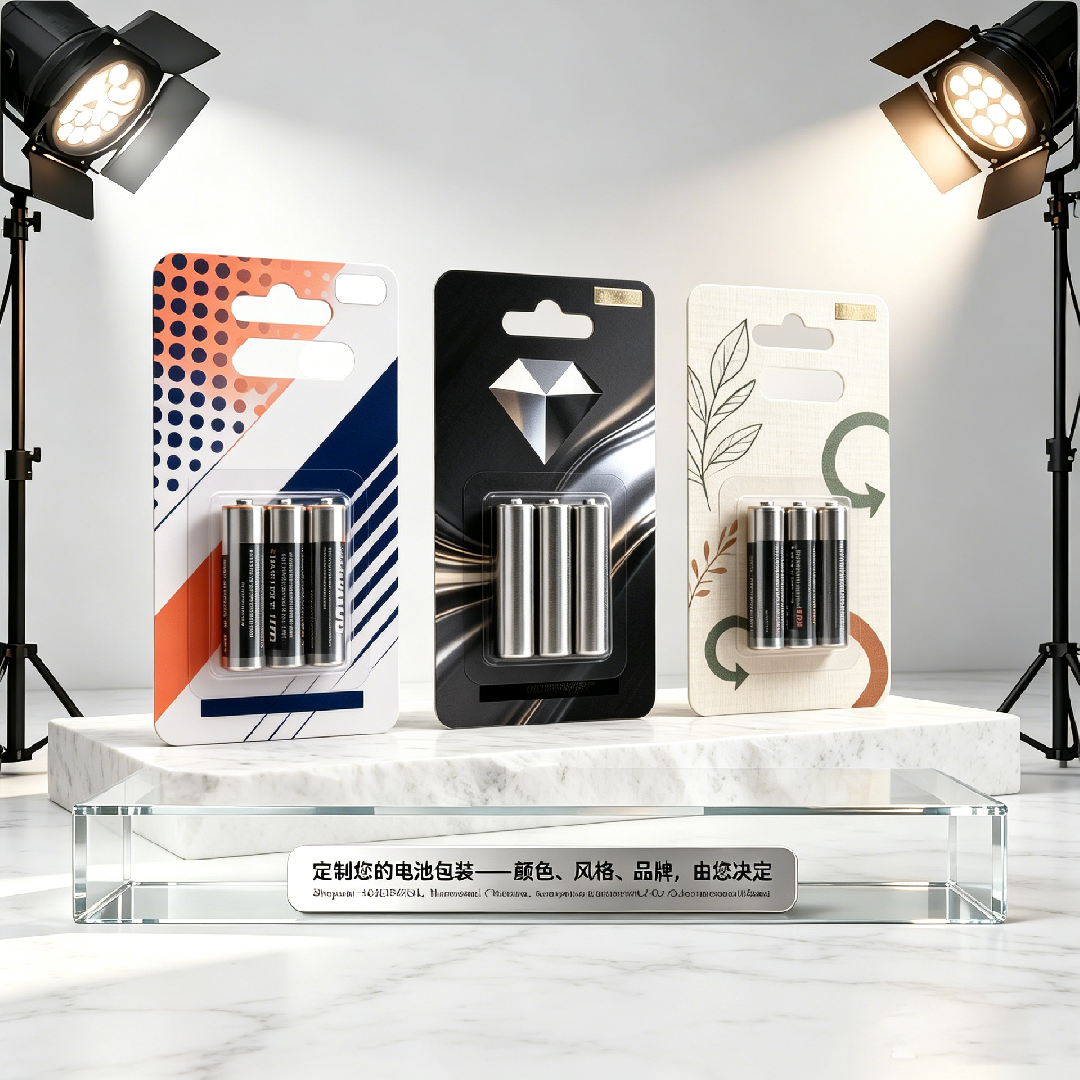 碱性电池5号AA彩盒收缩膜套装定制合作案例